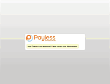 Tablet Screenshot of myaccesscorp.payless.com