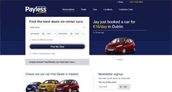 Desktop Screenshot of payless.ie